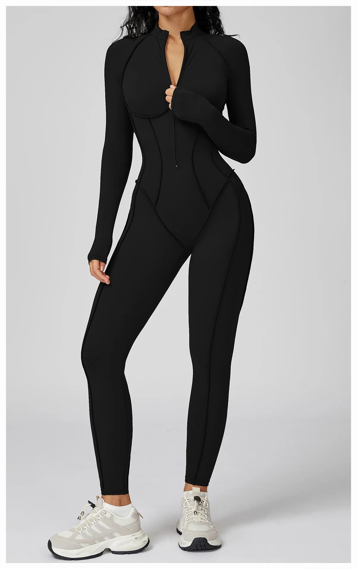 Contrast Long Sleeve Bodysuit