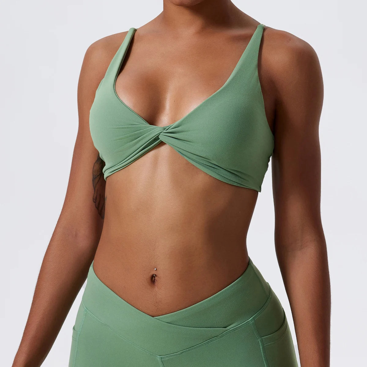Front Twist Sports Bra
