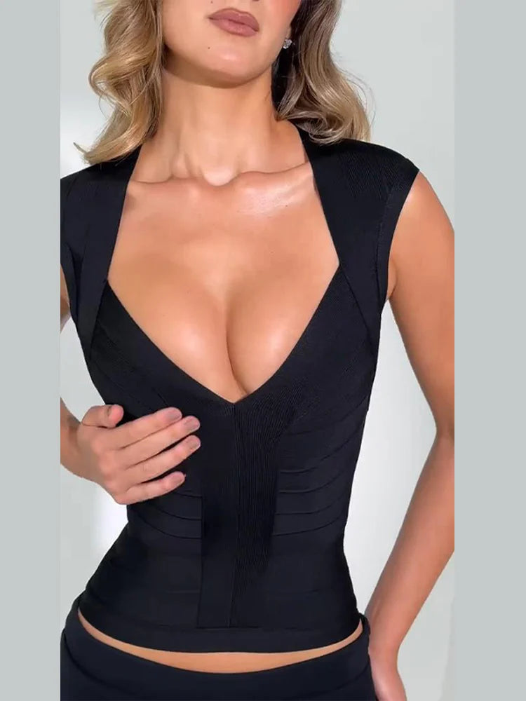 Bandage Bodycon Short Sleeve and Tank