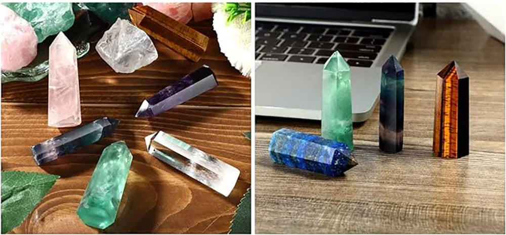 Natural Stone and Crystals Pyramids