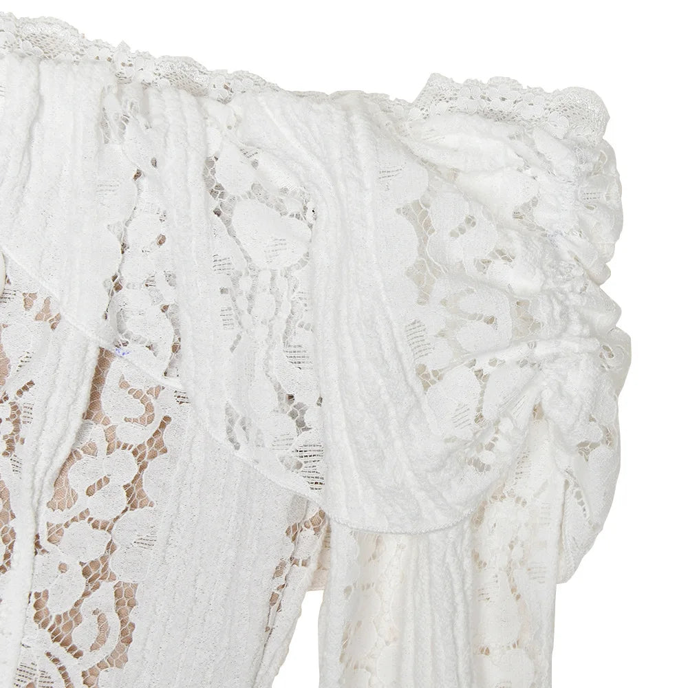Lace Long Sleeve Maxi Dress or Mini