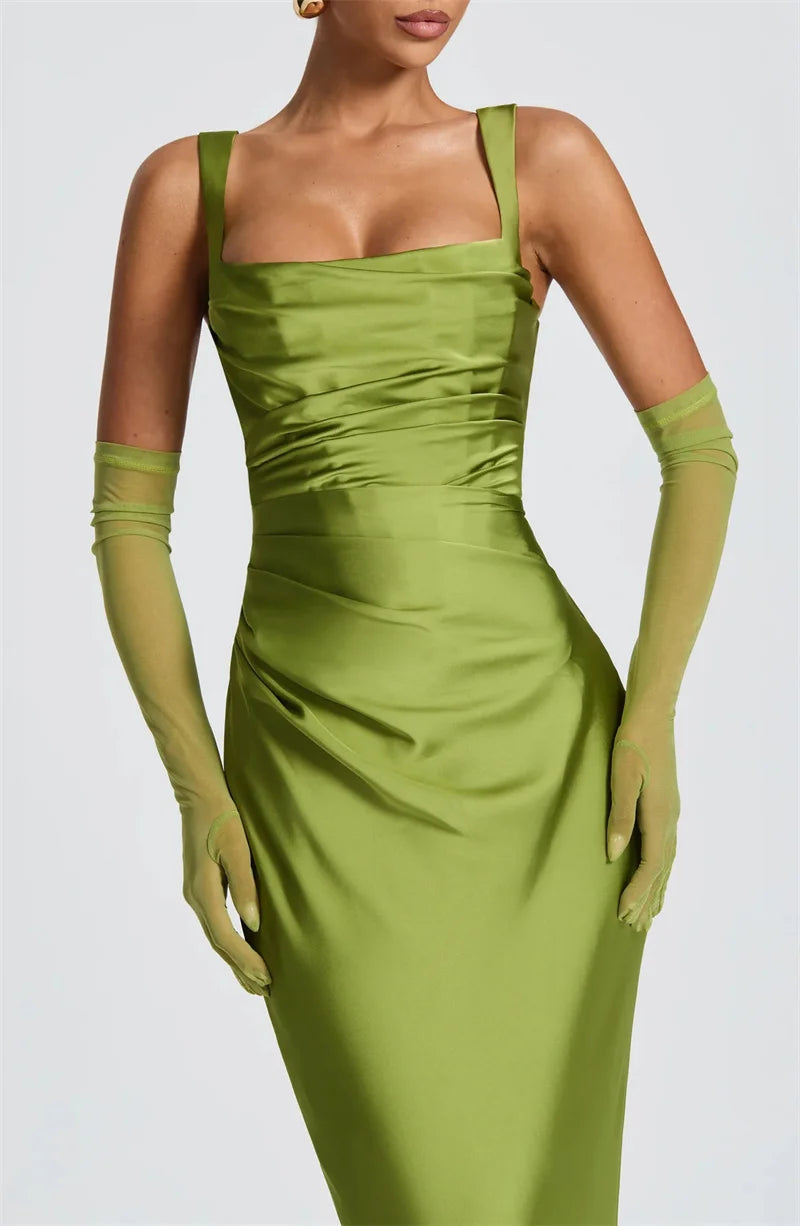 Satin Bodycon Dress