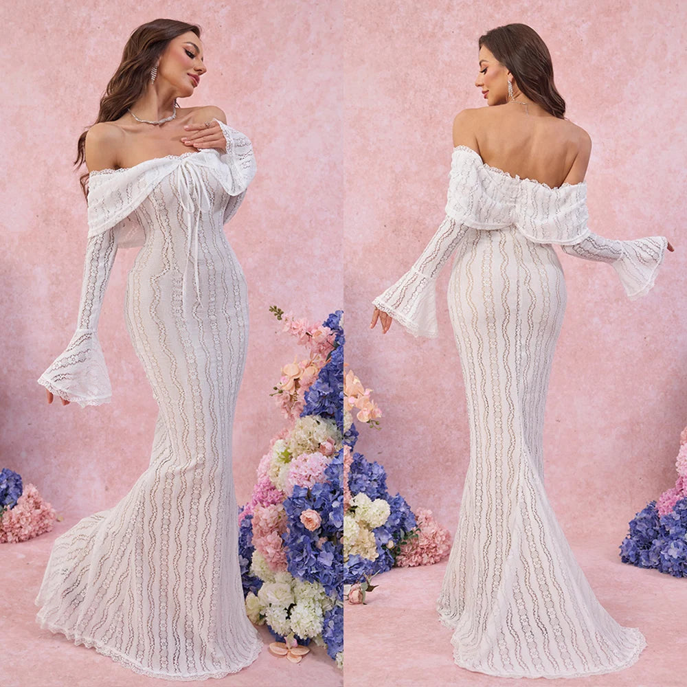 Lace Long Sleeve Maxi Dress or Mini