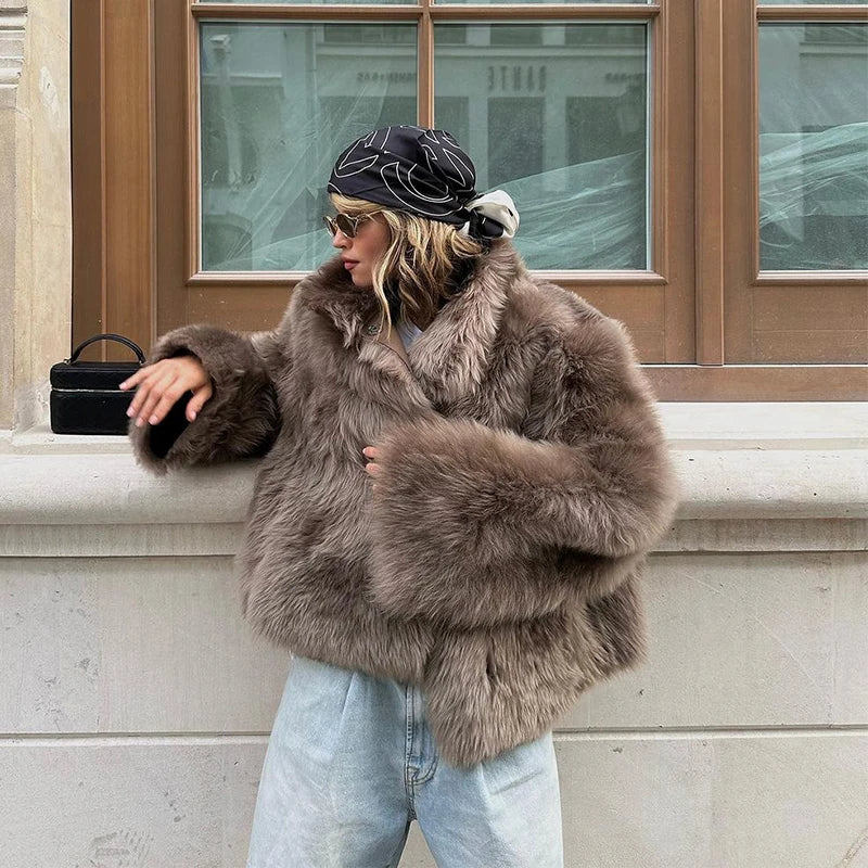 Faux Fur Coat