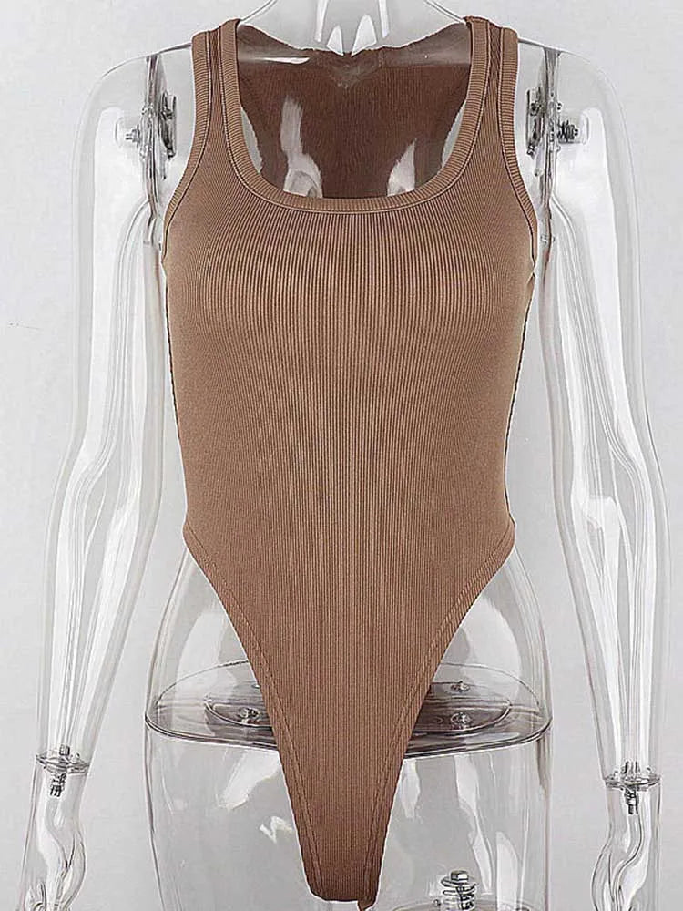 Ribbed Bodysuit