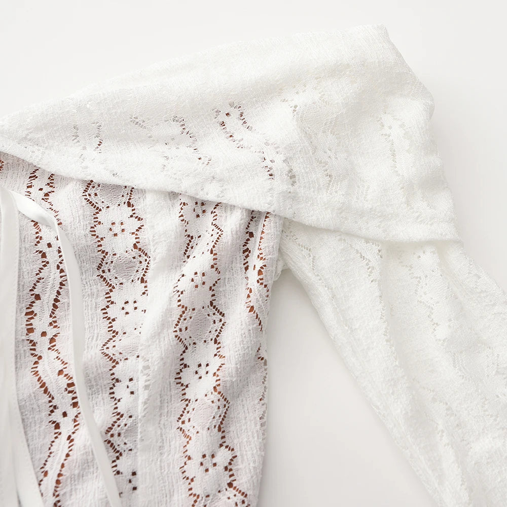 Lace Long Sleeve Maxi Dress or Mini