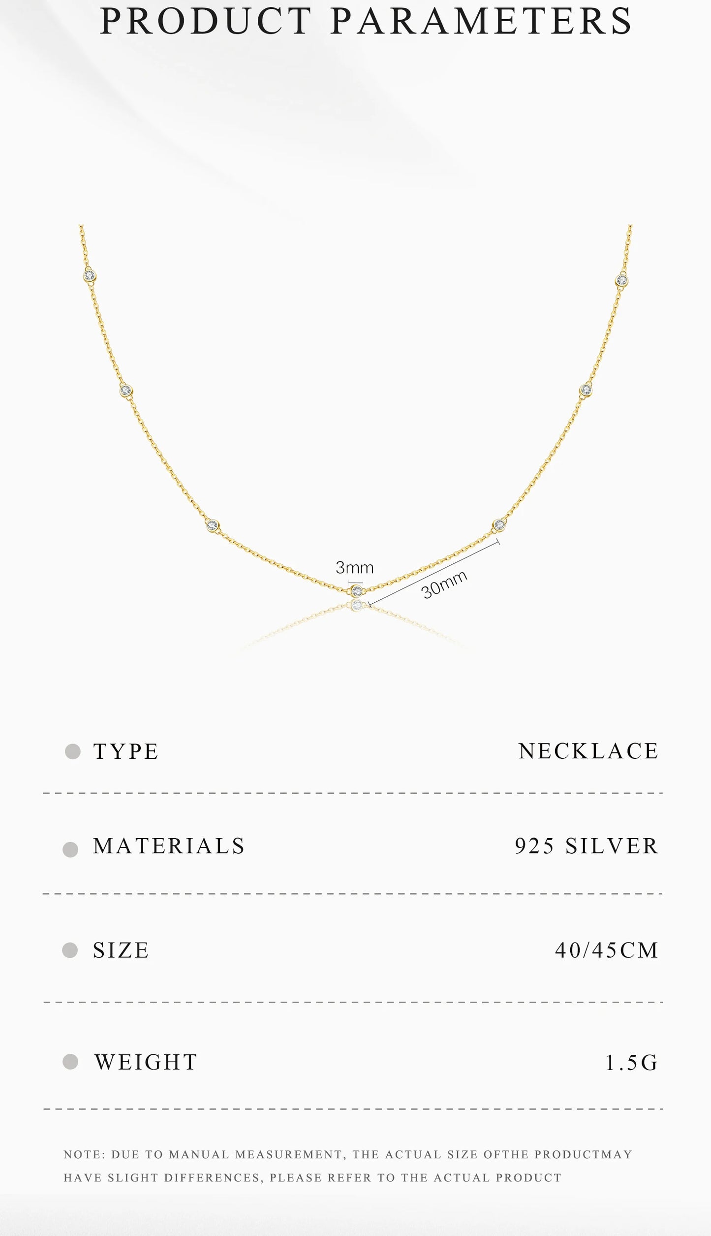 ANDYWEN Sterling Silver Round CZ Charm Choker