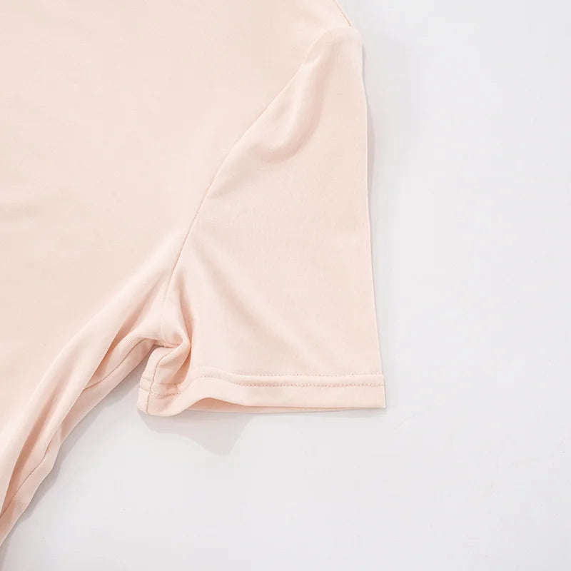 Hollowed Out Short Sleeve Mini