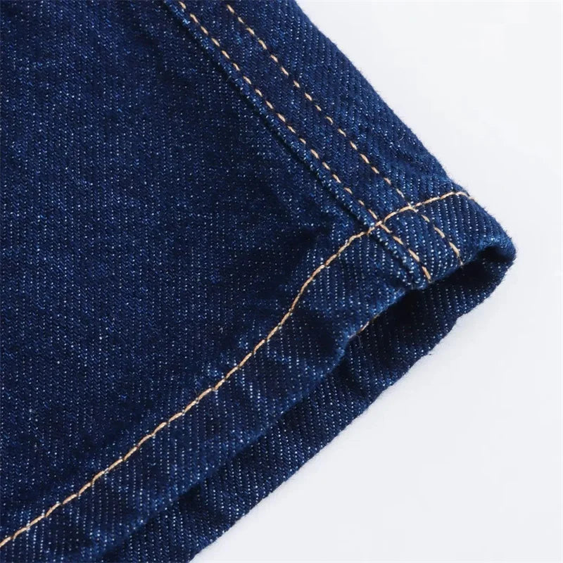 Denim Crop and Skort set