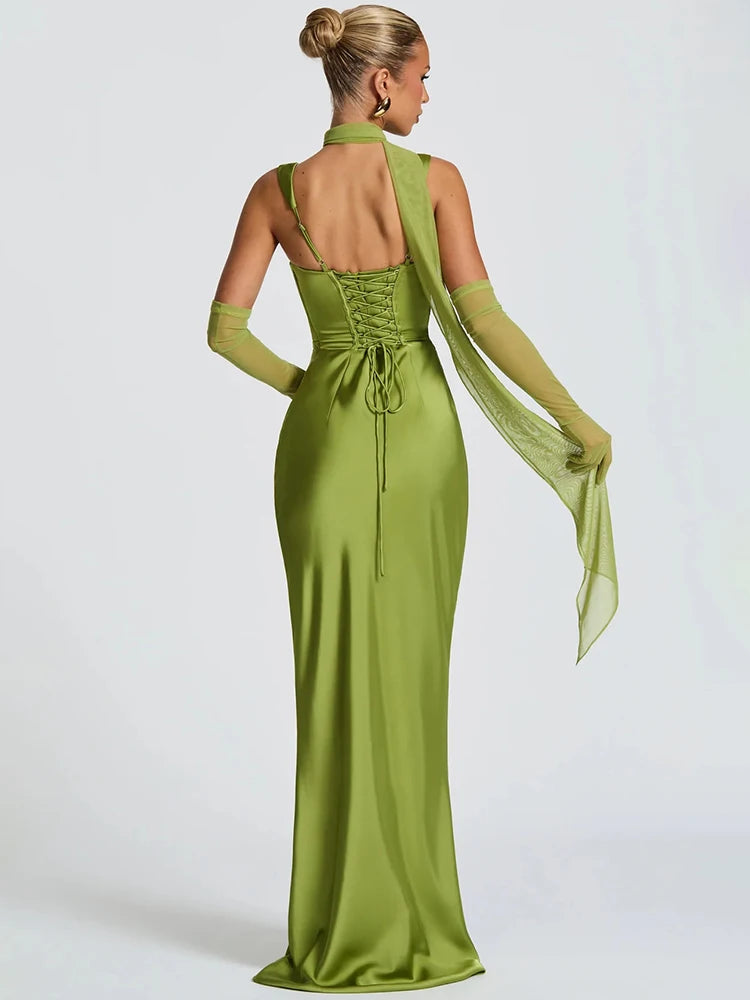 Satin Bodycon Dress