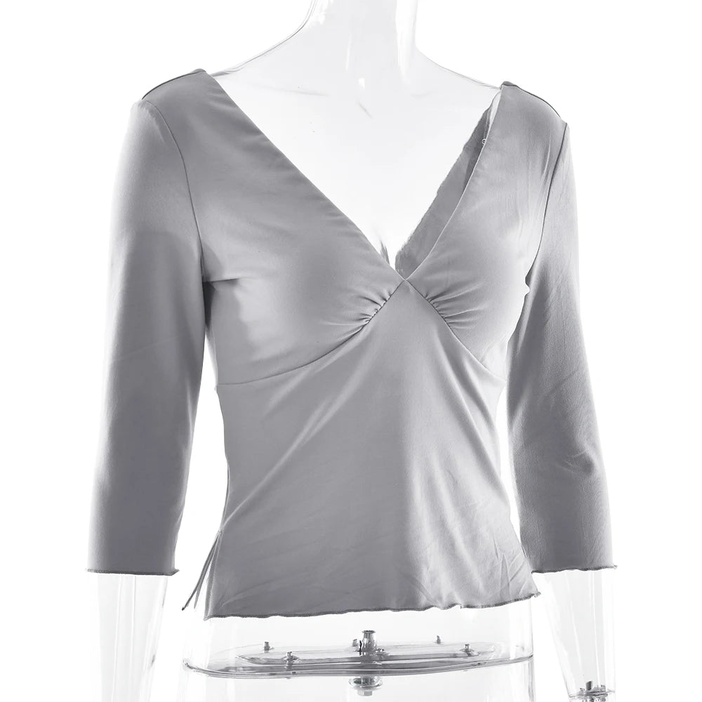 Deep V Quater Sleeve