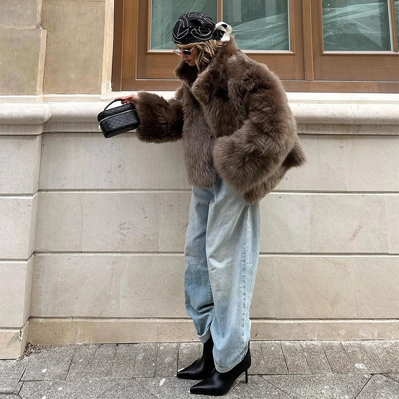 Faux Fur Coat