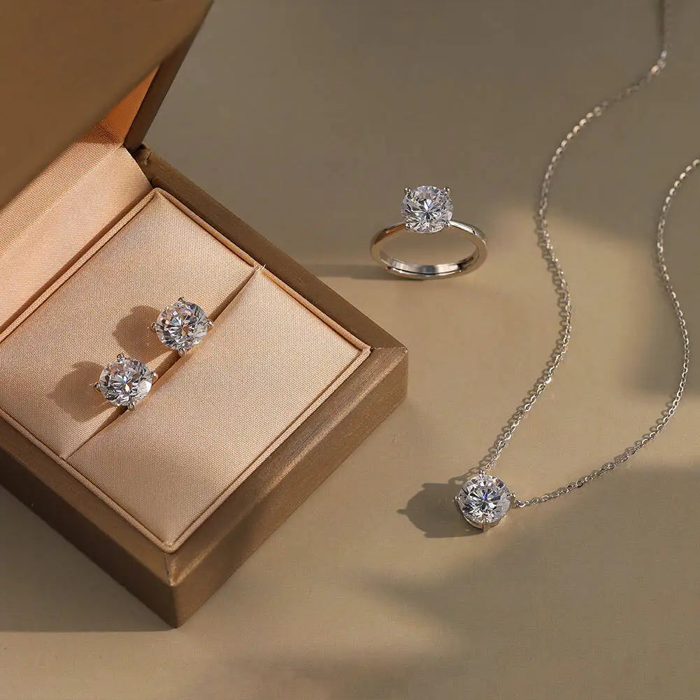 Moissanite Solitaire Pendant