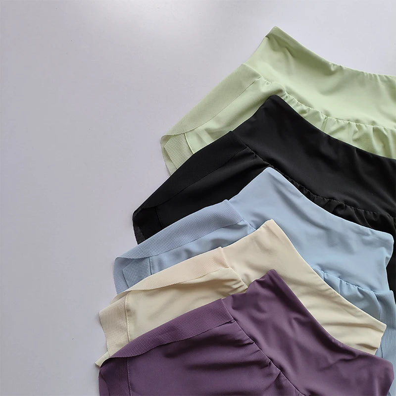 High-Waisted Sports Shorts