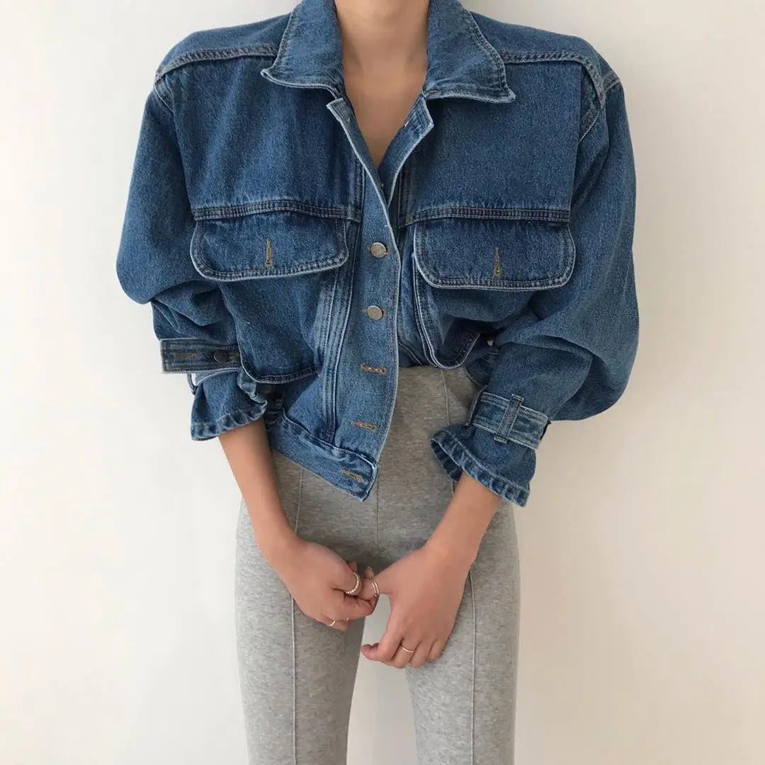 Cropped Denim Jacket