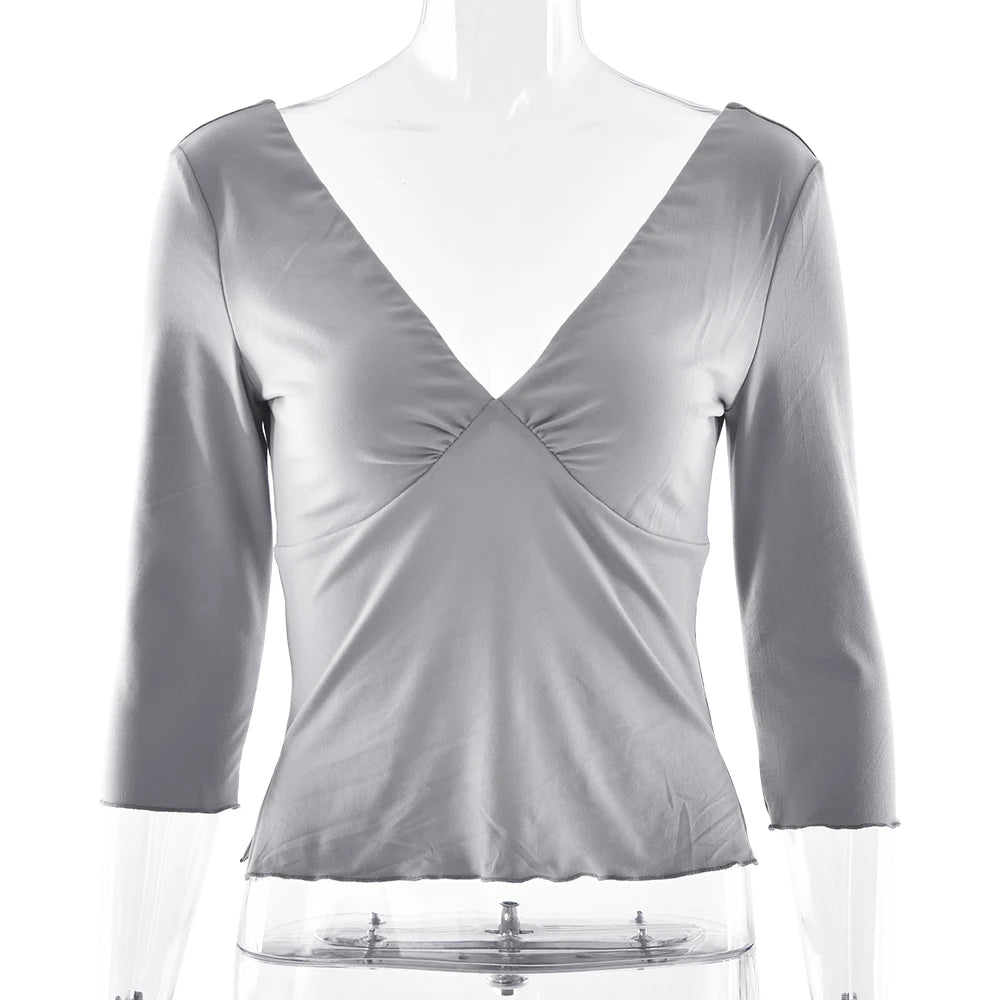 Deep V Quater Sleeve