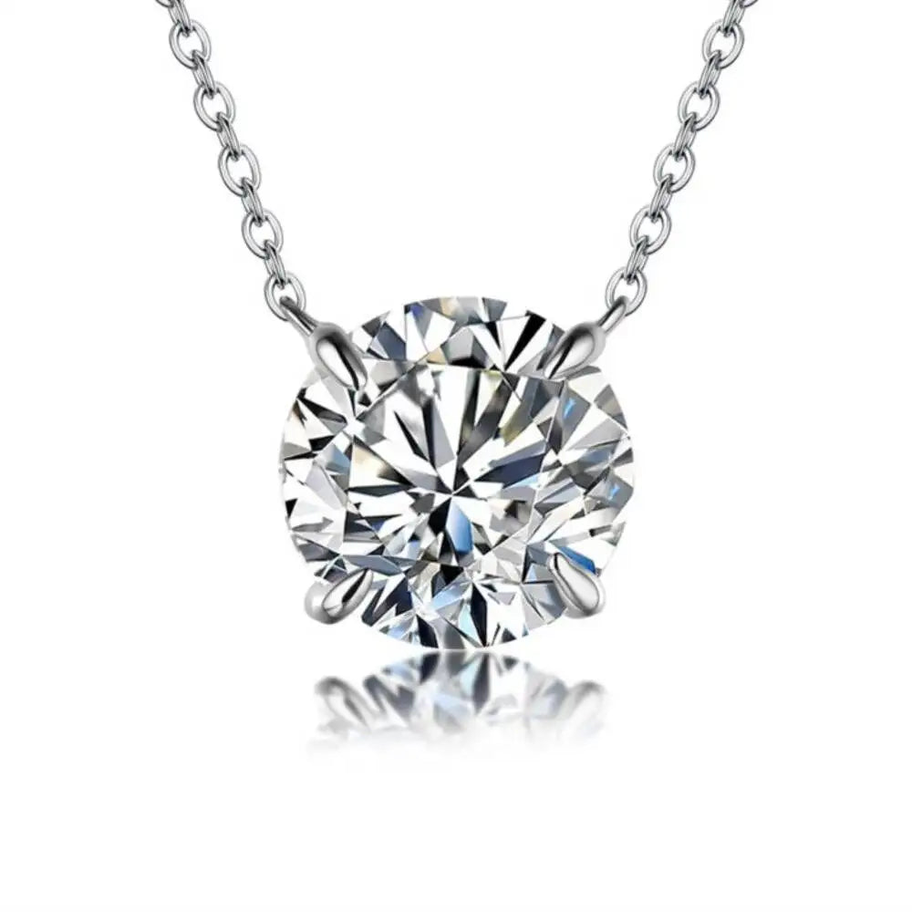 Moissanite Solitaire Pendant