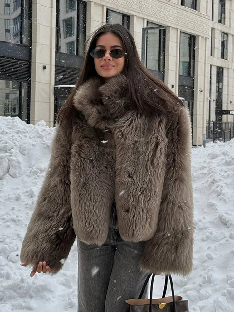 Faux Fur Coat