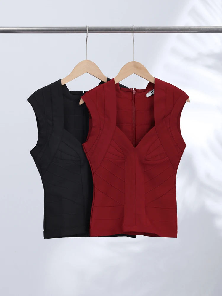 Bandage Bodycon Short Sleeve and Tank