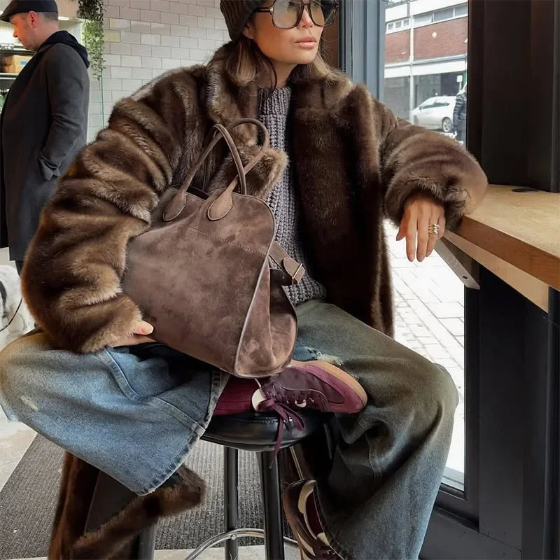 Faux Fur Coat
