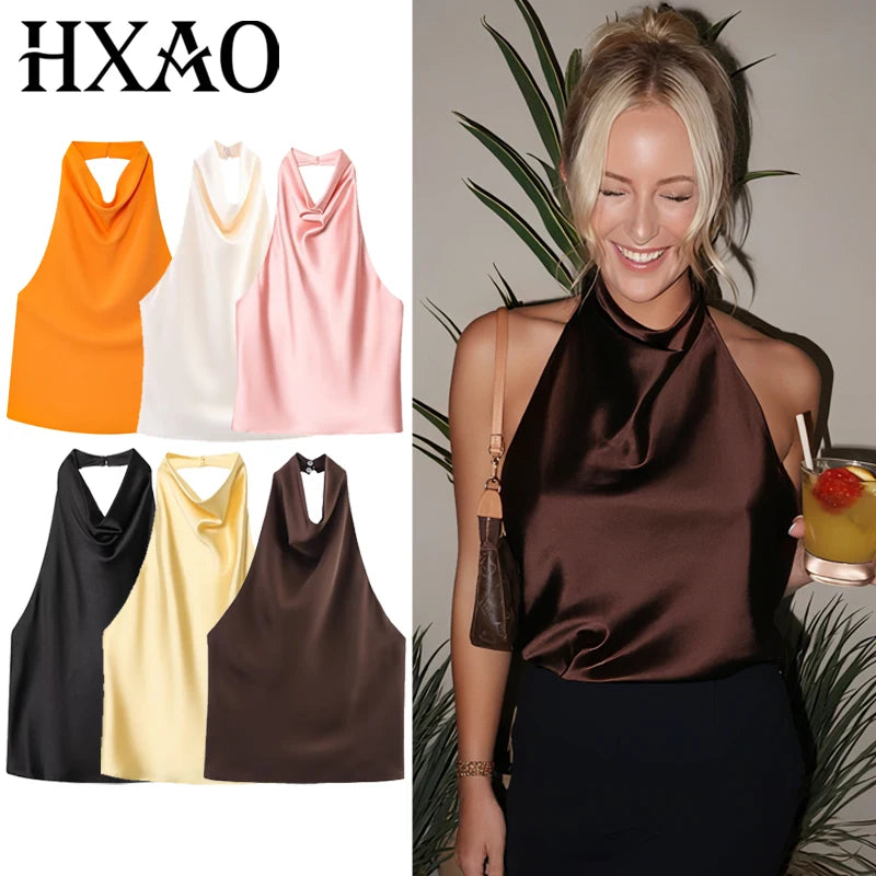 Satin Halter