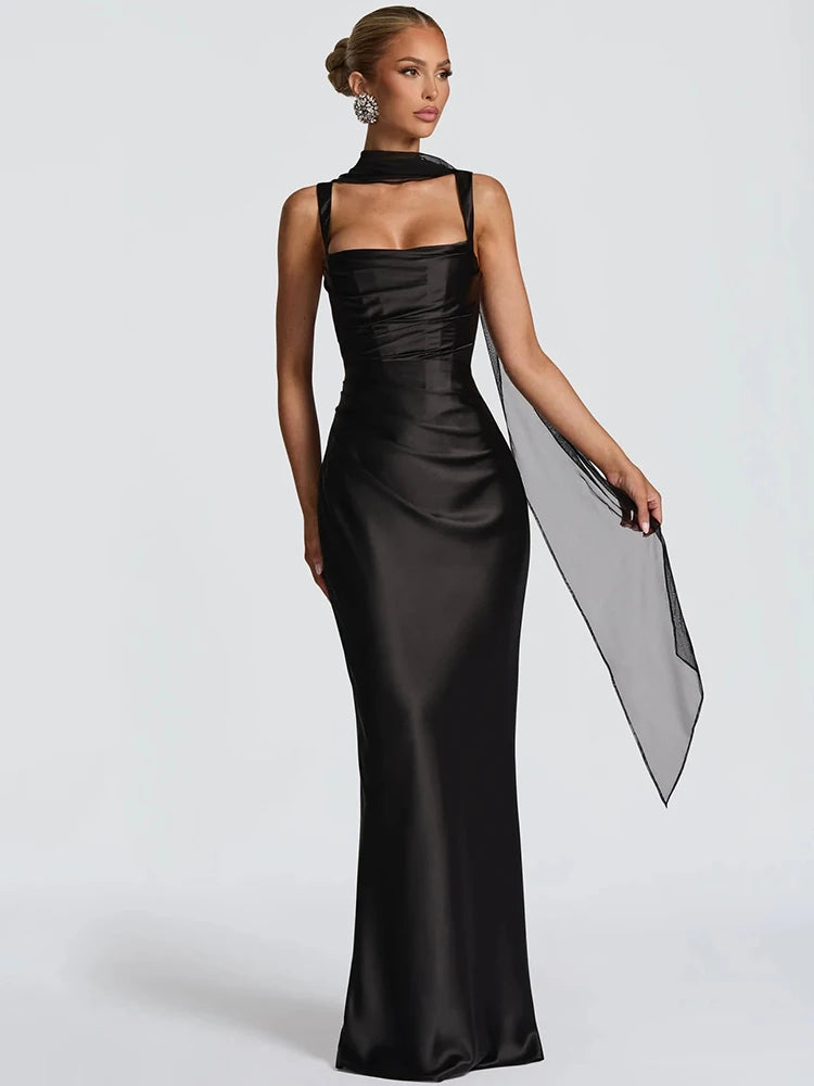 Satin Bodycon Dress