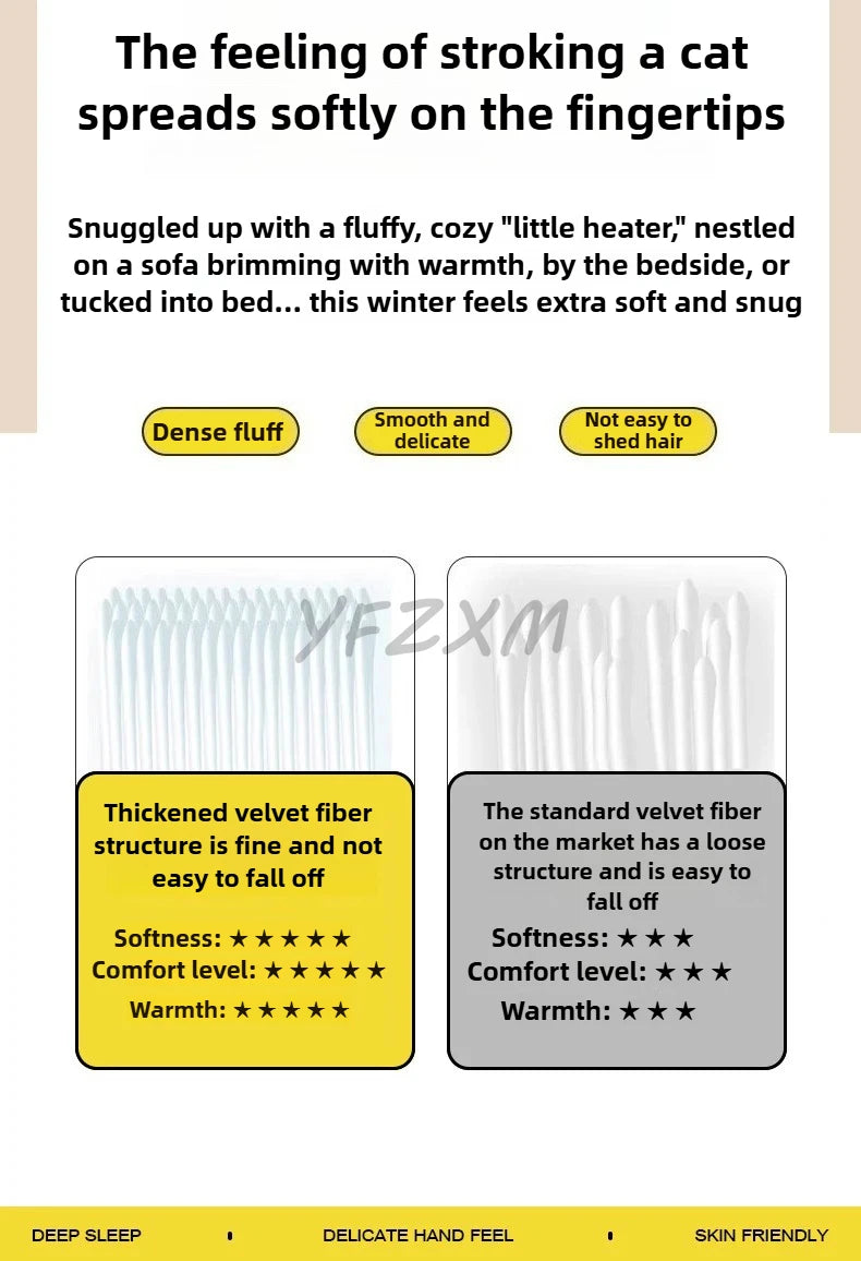 Thickened Wide Striped Flannel Blanket