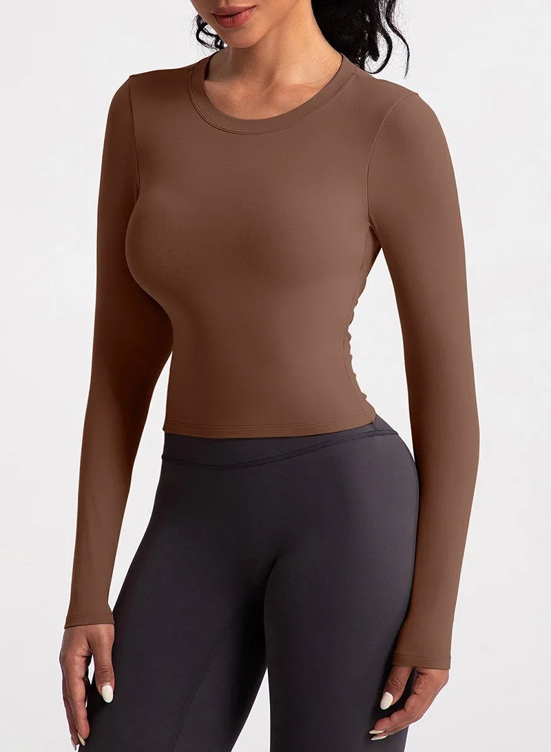 Breathable Backless Sports Crop