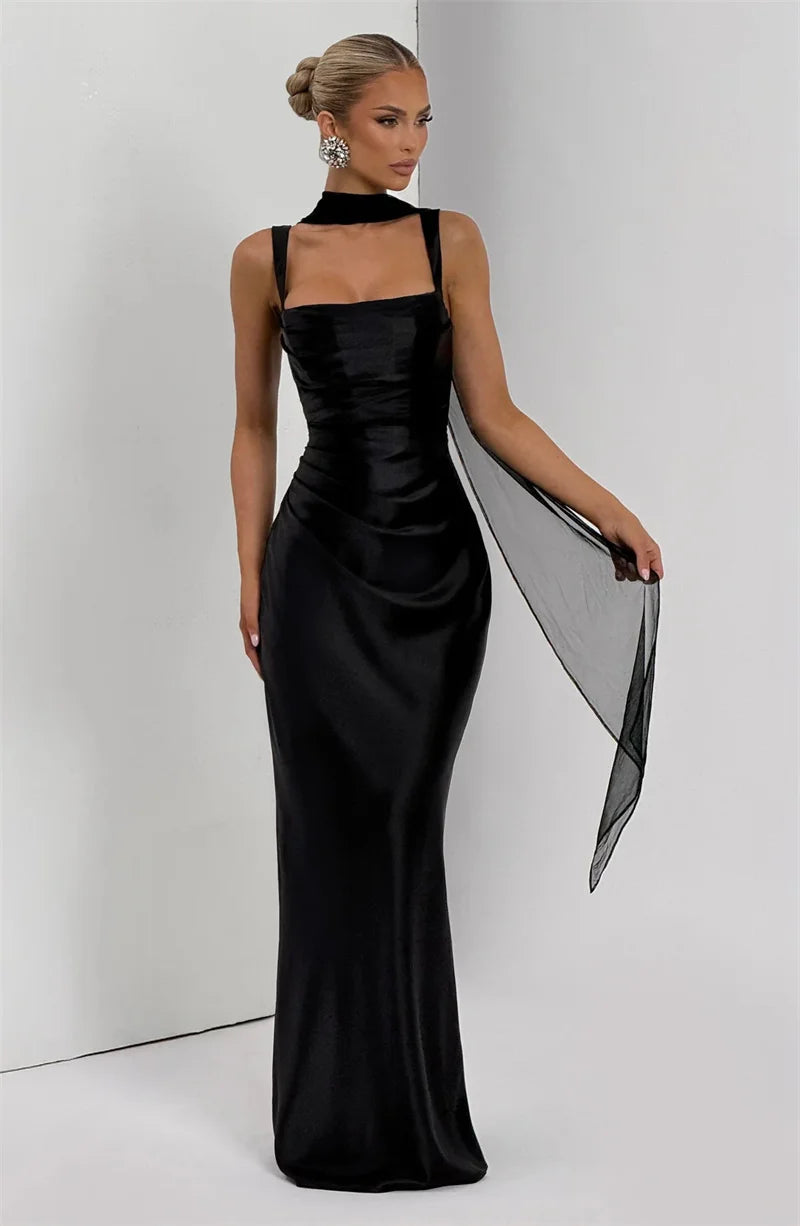 Satin Bodycon Dress