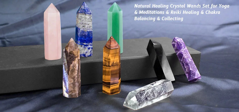 Natural Stone and Crystals Pyramids