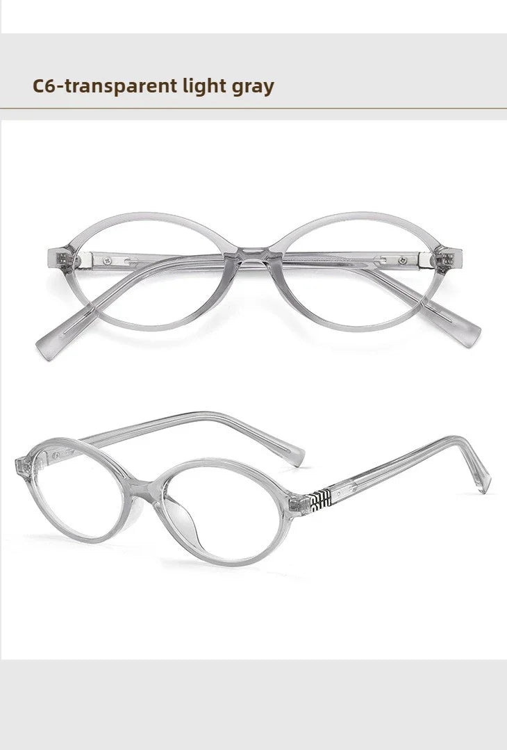 Retro Anti Blue Ray Photochromic Myopia Glasses