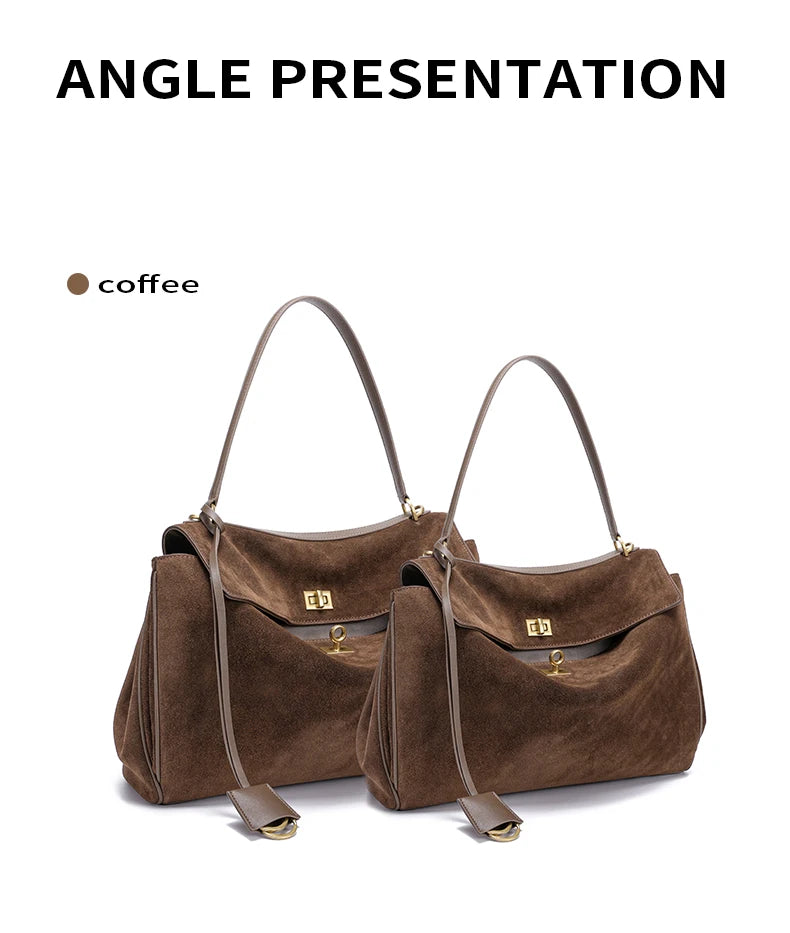 Suede genuine leather Bag
