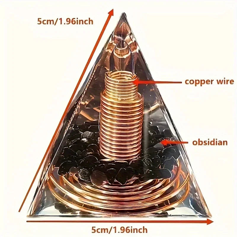 Energy Pyramid Orgonite Reiki Pyramid