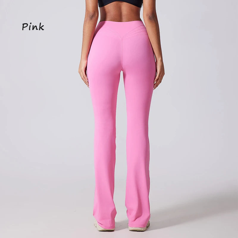 Hip Lifting Flared Leggings