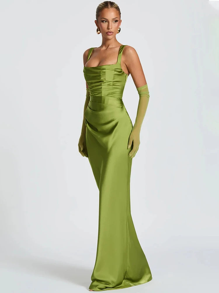 Satin Bodycon Dress