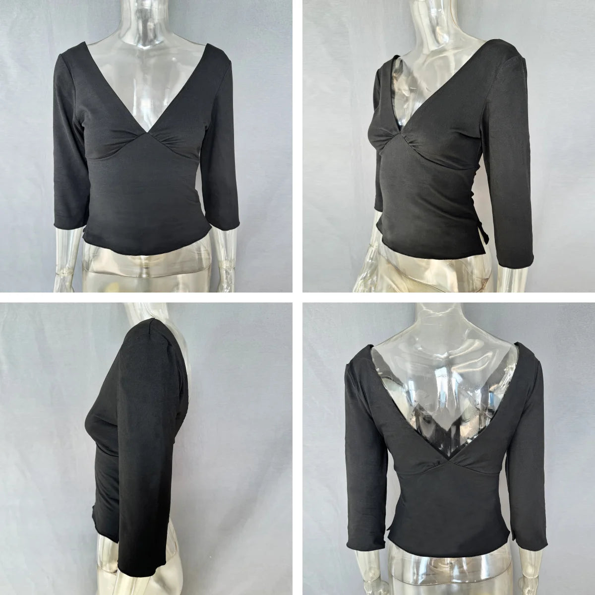 Deep V Quater Sleeve