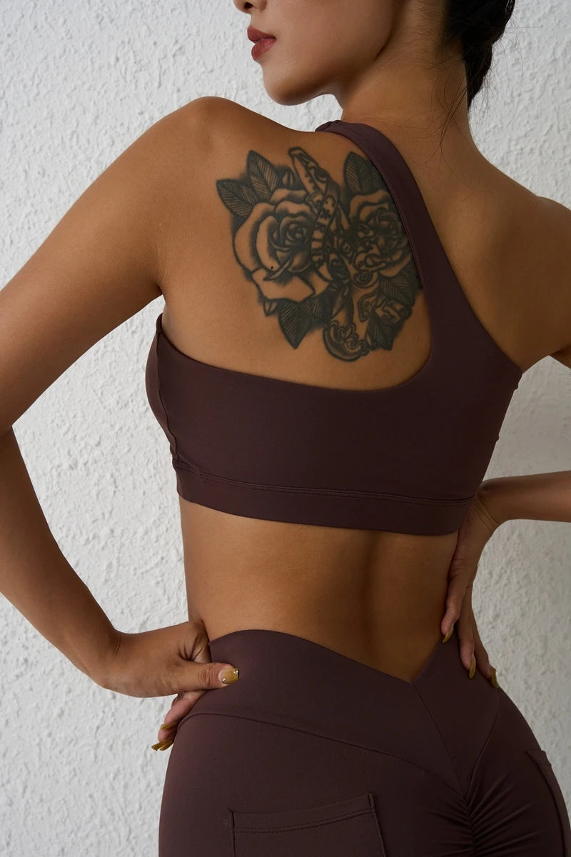 One-Shoulder Sports Bra