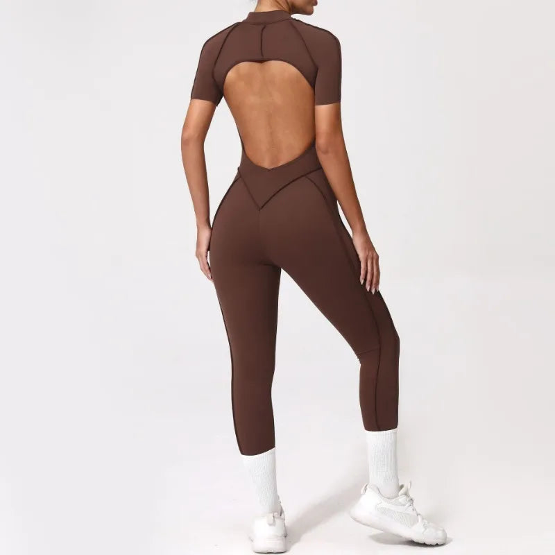 Backless Contrast Jumpsuit Long or Short options