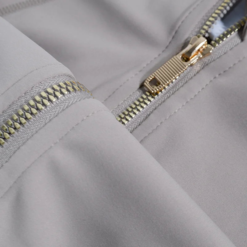 Casual Quick Dry Zip
