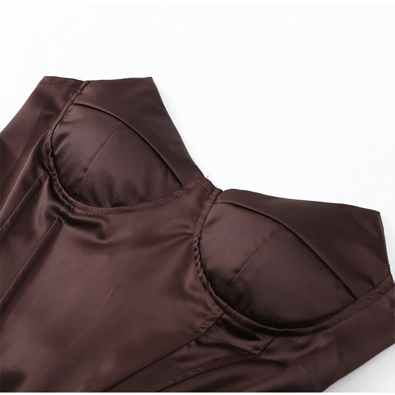 Silk Corset Top