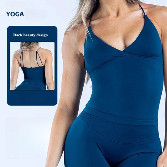 Seamless Cross Sports Cami