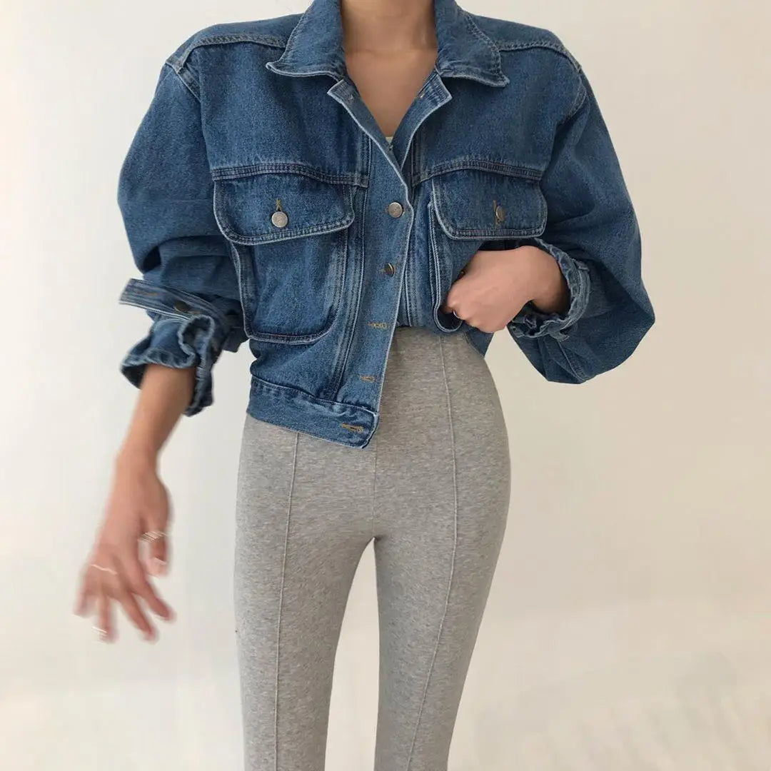 Cropped Denim Jacket