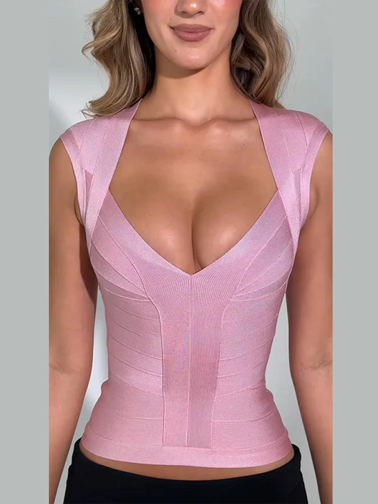 Bandage Bodycon Short Sleeve and Tank