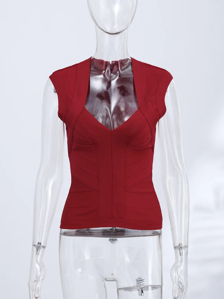 Bandage Bodycon Short Sleeve and Tank