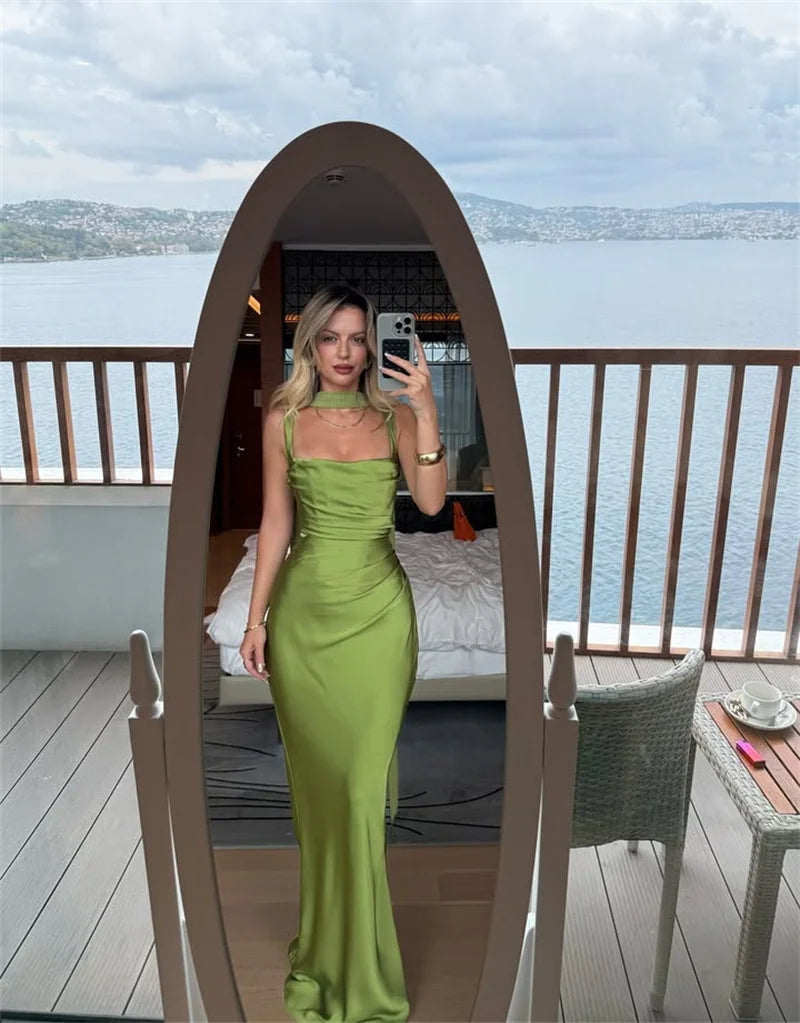 Satin Bodycon Dress