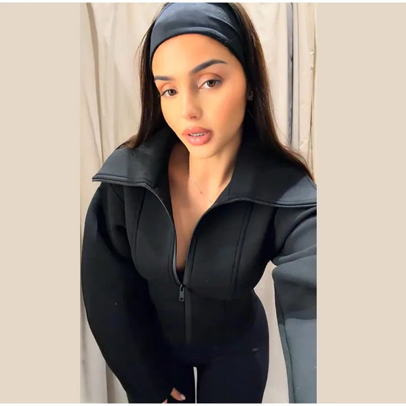 Wide Sleeve Fitted Jacket