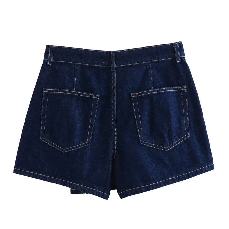 Denim Crop and Skort set