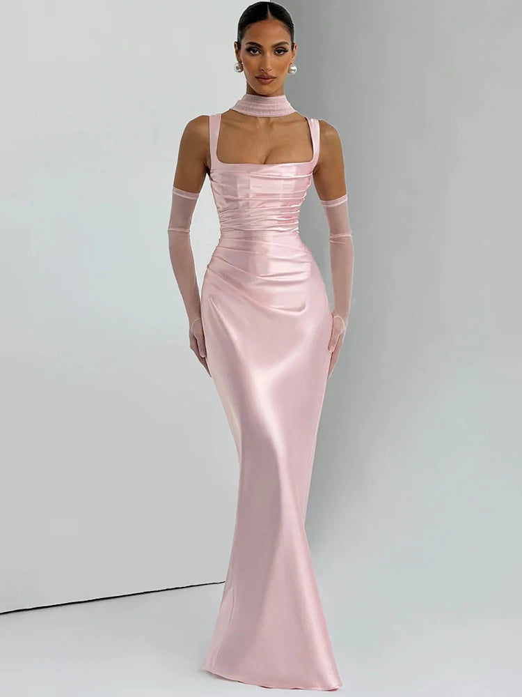 Satin Bodycon Dress