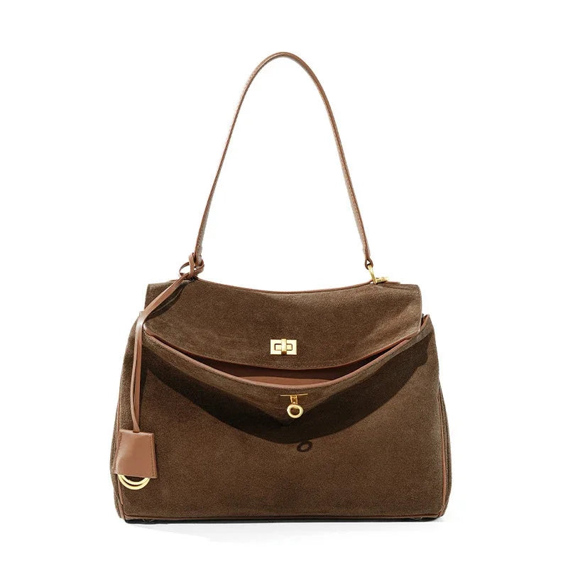 Suede genuine leather Bag
