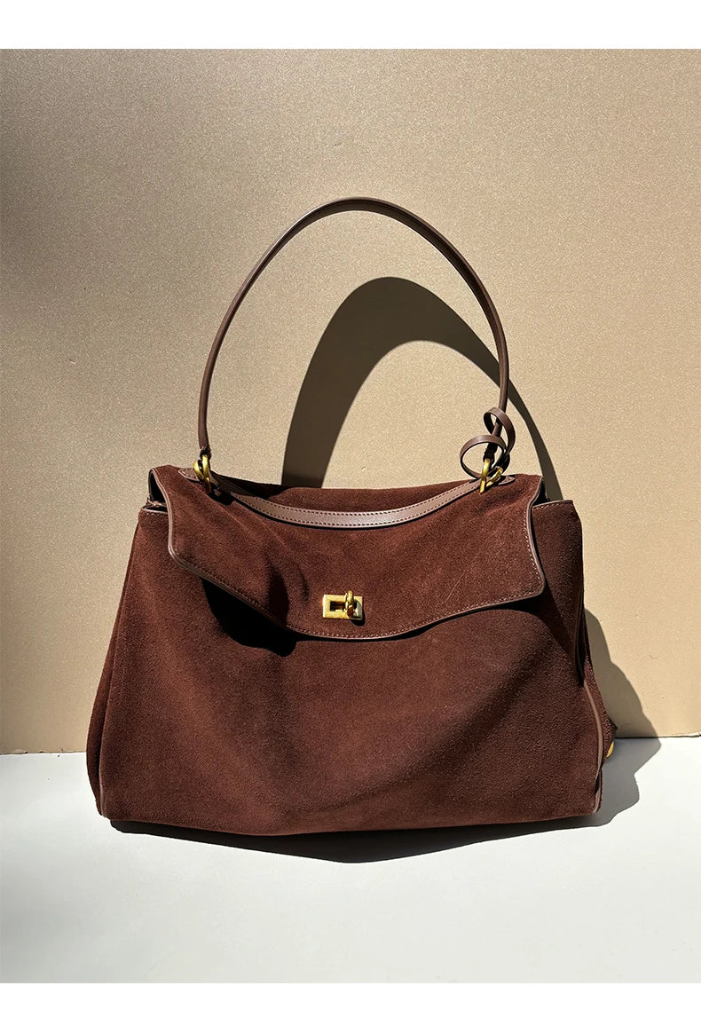 Suede genuine leather Bag
